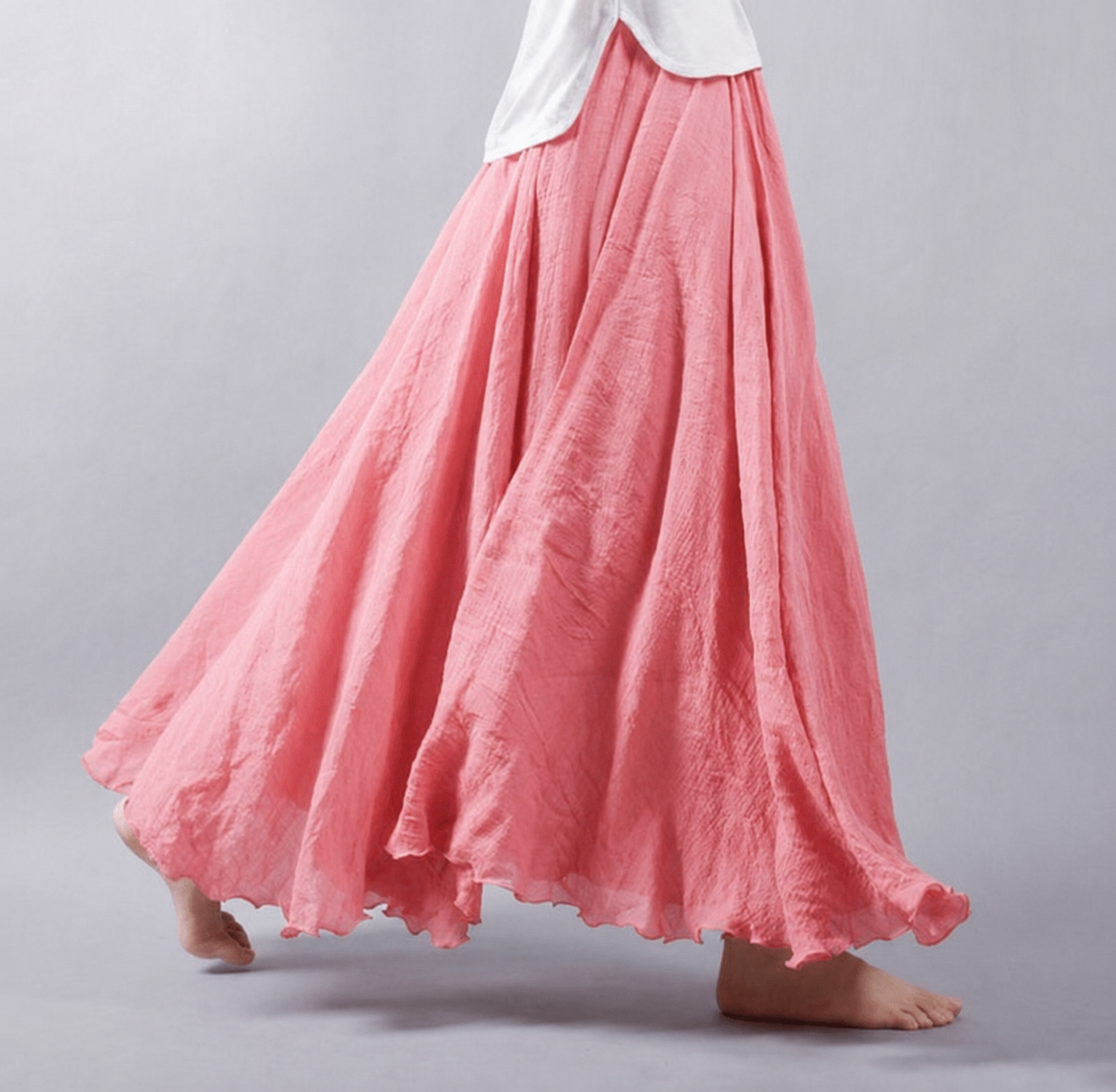 Solange — Flowy Woven Maxi Skirt | Relaxed Silhouette | Free-Spirited Style