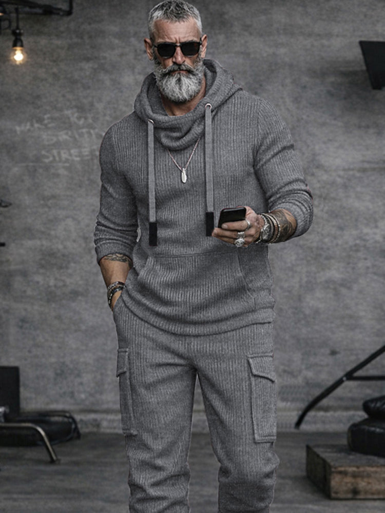 Cargo Knit Coordinated Set — Men's | Structured Fit | Active Street Style