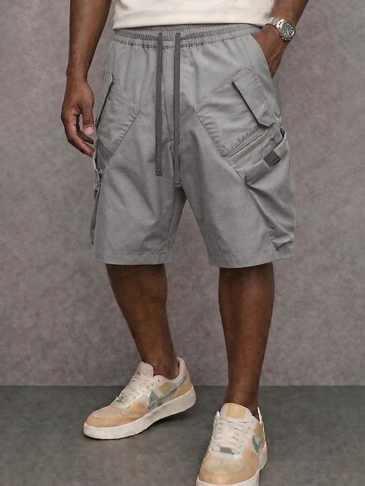 Pocketed Cargo Shorts — Men's | Relaxed Fit | Practical Summer Essential