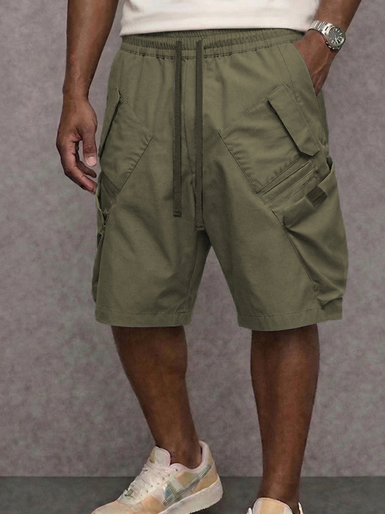 Pocketed Cargo Shorts — Men's | Relaxed Fit | Practical Summer Essential