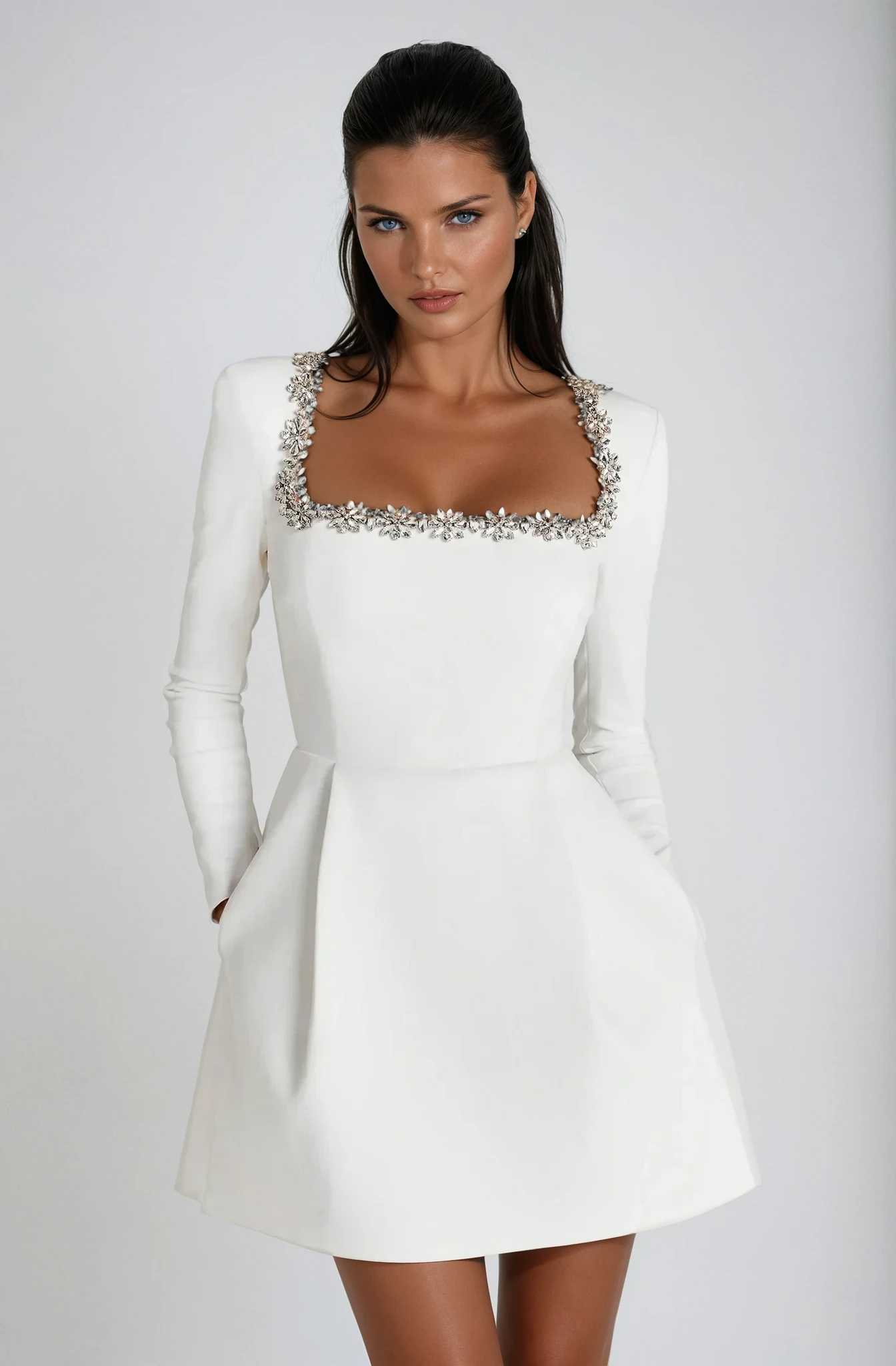 Theodora — Woven Maxi Dress | Elegant Silhouette | Refined Everyday