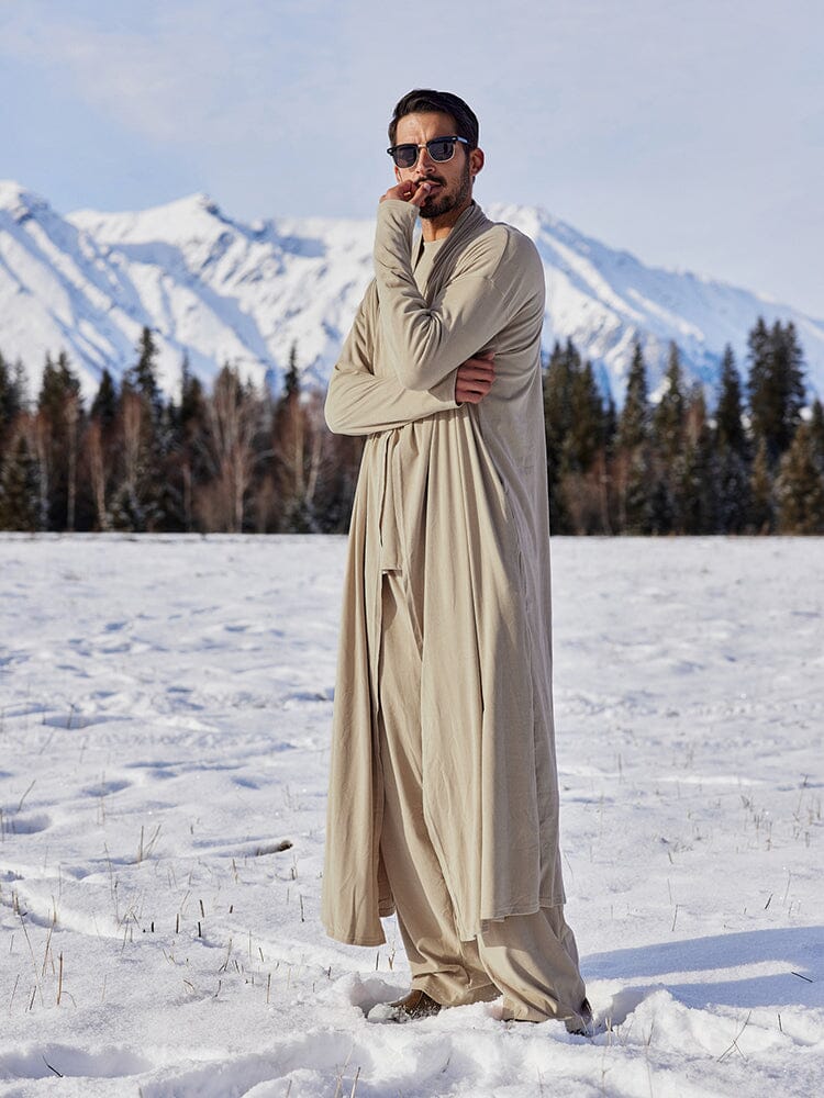 Soft-Touch Stretch Three-Piece Set — Men's | Tailored Relaxed Fit | Polished Everyday