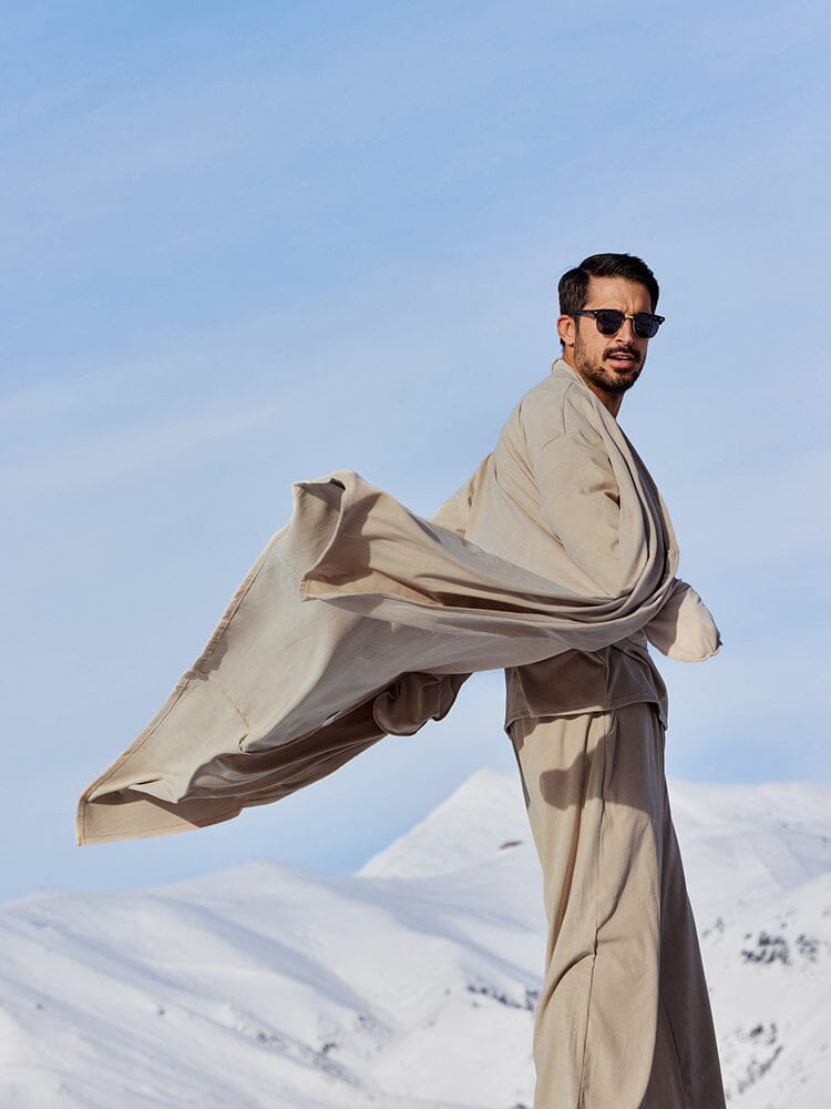 Soft-Touch Stretch Three-Piece Set — Men's | Tailored Relaxed Fit | Polished Everyday