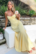 Valentina — Spaghetti-Strap Wrap Maxi Dress | Adjustable Tie Waist | Feminine Resort