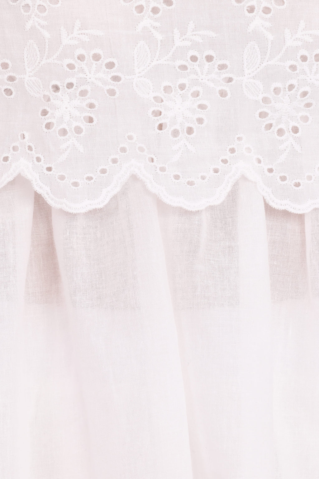 Zera — Eyelet Woven Crop Top | Textured Detail | Feminine & Refined