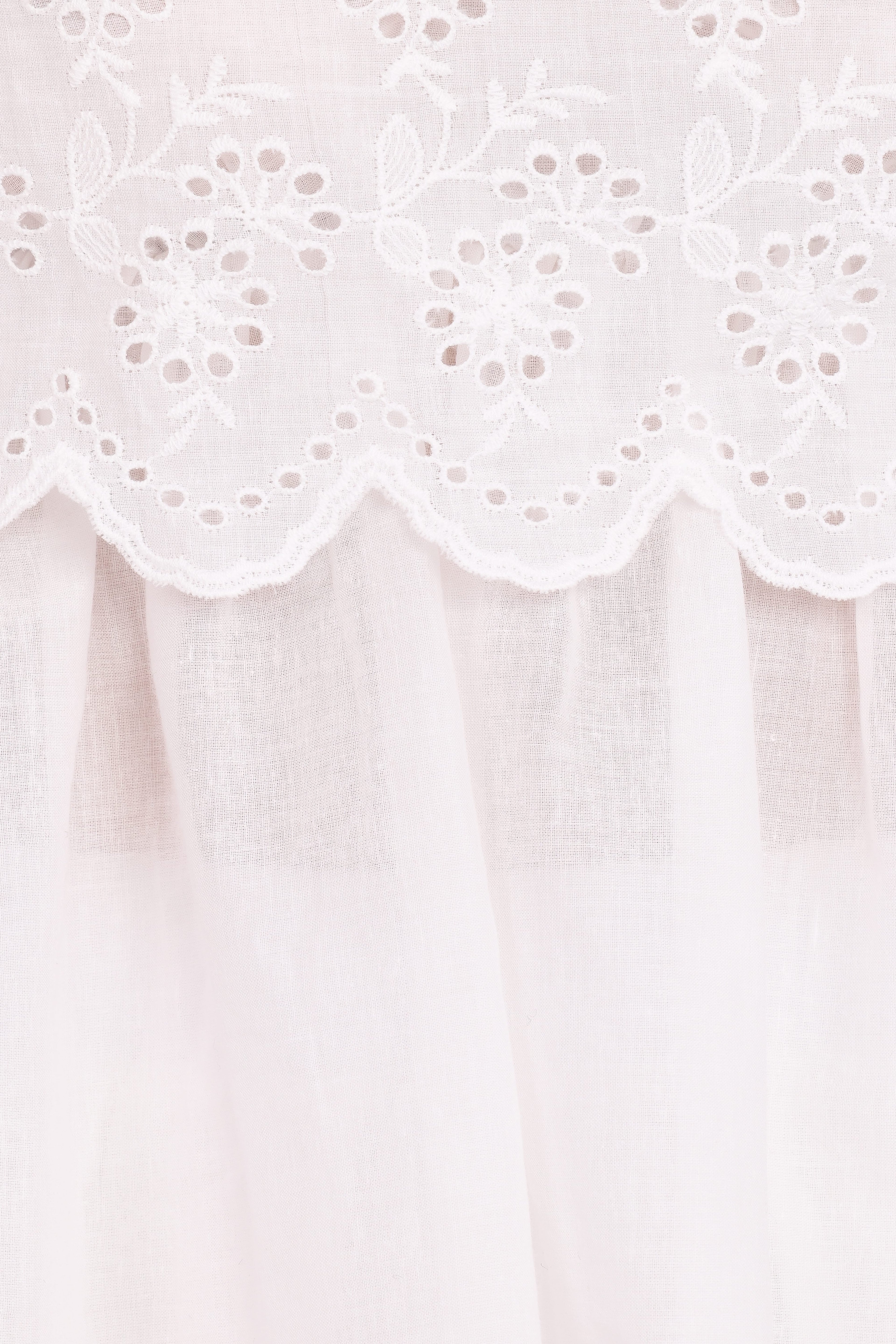 Zera — Eyelet Woven Crop Top | Textured Detail | Feminine & Refined